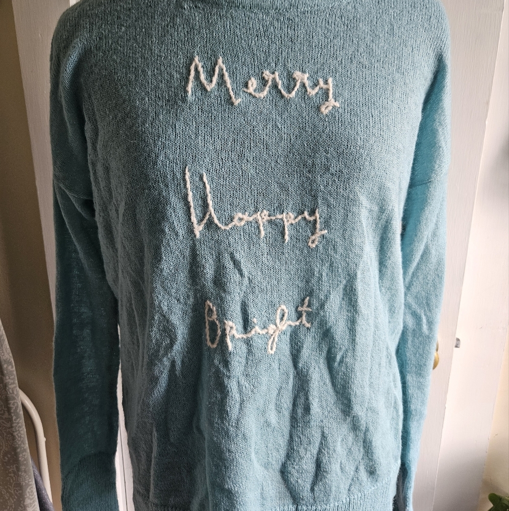 LOFT Merry Happy Bright Sweater